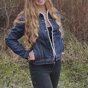 Levi’s denim sherpa jacket